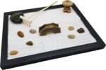 Zen Sand Garden for Desk with Rake, Rocks and Figures (Medium) - Image 7