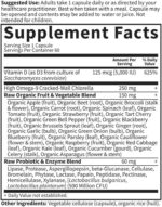 Garden of Life Vitamin D, Vitamin Code Raw D3, Vitamin D 5,000 IU, Raw Whole Food Vitamin D Supplements with Chlorella, Fruit, Veggies & Probiotics for Bone & Immune Health. 60 Vegetarian Capsules - Image 5