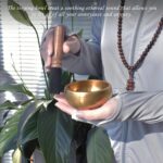 Artcome 7PCS Tibetan Meditation Set - Tibetan Singing Bowl & Tibetan Tingsha Cymbals Bells Handmade in Nepal for Meditation, Yoga, Tranquility, Relaxation, Chakra Healing, Stress Relief & Mindfulness - Image 3