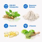 Nello Supercalm Powdered Drink Mix, Raspberry Lemonade, L Theanine, Ksm-66 Ashwagandha, Magnesium Glycinate, Vitamin D 3, Supplements for Relaxation & Focus, No Sugar, Non GMO, On The Go, 20 Ct - Image 7