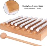 LIEKE 7 Tone Hand Chime Instrument Meditation Chime Mindfulness Bell with Nice Tone For Yoga Meditation Sound Healing Teachers' Classroom Management Tool - Image 4