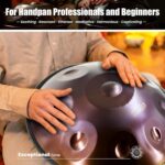 Handpan Drum, 22-Inch 10-Note 440Hz D Minor Kurd Handpan, Includes Soft Bag, 2 Mallets, Stand and Dust-Free Cloth (Purple) - Image 5