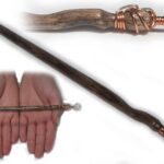 Clear Quartz Oak Magic Wand