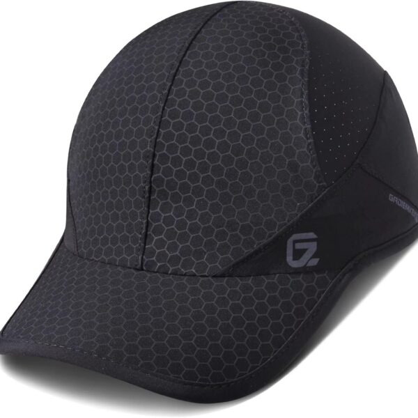 GADIEMKENSD Stretch Running Hat with Soft Brim, Quick Dry, Unstructured, Unisex-Adult