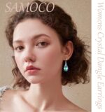 16 Pairs Drop Dangle Earrings Set for Women Rainbow Crystal Earrings Teardrop Dangle Hook Earrings Hypoallergenic Jewelry - Image 2