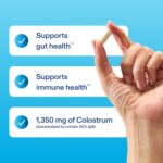 Vital Proteins Bovine Colostrum Supplement 90 Capsules for Gut Health, Immune Support with 40% IgG Premium Bovine Colostrum Superfood, Unflavored, 30 Servings - Image 2