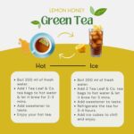 Honey Lemon Green Tea Bags (50 Count), Green Tea with Chamomile, Lemon & Honey Extract, Caffeinated, Real and Natural Green Tea, Blended with Fresh Herbs and Spices, Gluten Free - Image 4