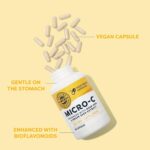 Vimergy Micro-C® Vitamin C Capsules – 500mg per Capsule, Supports Immune Health*, Promotes Collagen Production, Supports Healthy Joints & Bones*, Kosher, Vegan & Gluten-Free, Regular Size 180 Capsules - Image 3
