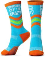 Gone For a Run Inspirational Athletic Running Socks | Mid-Calf | Multiple Designs