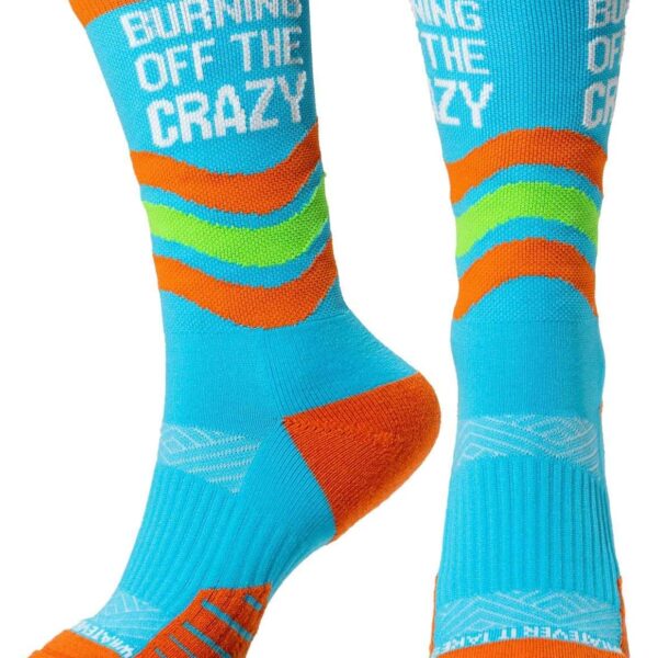 Gone For a Run Inspirational Athletic Running Socks | Mid-Calf | Multiple Designs