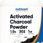 Nutricost Activated Charcoal Powder 1lb - Food Grade Powder, Toothpaste, Facemask, Odor Control, Vegetarian, Gluten Free, Non-GMO