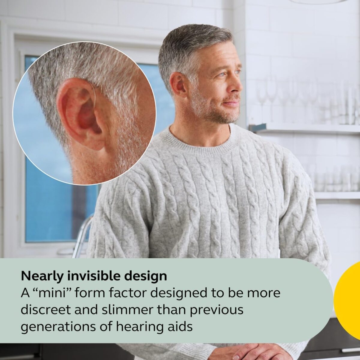 Jabra Enhance Select 300 OTC Hearing Aids, Audiology Team Care Included, Bluetooth Streaming for Calls, Music, Media for iOS & Android, Nearly Invisible & Comfortable, Noise Reduction - Silver - Image 7