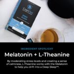 CogniTea Deep Sleep Tea 2mg Melatonin Tea & and 50mg L-Theanine for Deep Sleep with Valerian, Chamomile, Lemon Balm and Passion flower Extra Strength Sleepy Tea for Night Time Rest and Relaxation - Image 4