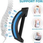 Everlasting Comfort Back Stretcher for Lower Back Pain Relief - Adjustable Spine Decompressor, Lumbar Support, Back Pain Relief Products, with 88 Acupressure Nodes and Memory Foam Pad - Back Cracker - Image 4
