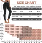 3 Pack Leggings for Women-No See-Through High Waisted Tummy Control Yoga Pants Workout Running Legging - Image 6