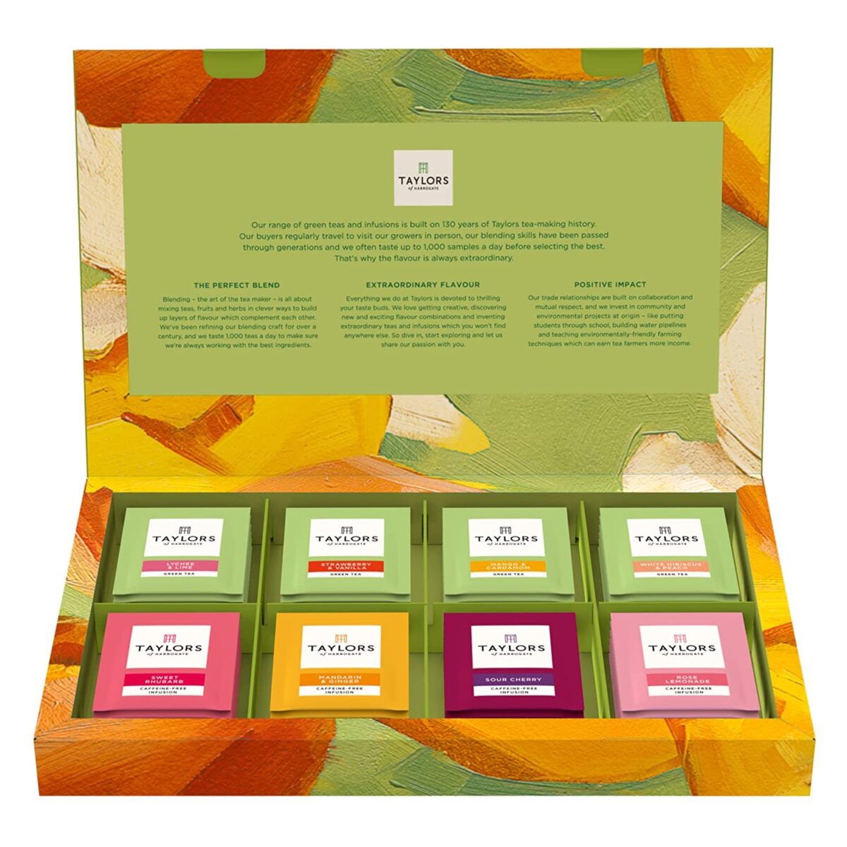 Taylors of Harrogate Green Tea & Herbal Infusions Variety Box, 48 Count - Image 1