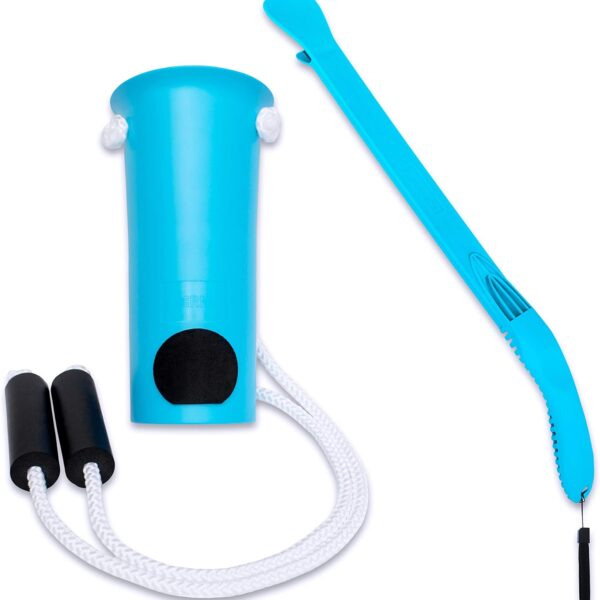 RMS Sock Aid Kit - Easy On Easy Off Device for Putting On Socks and Removing Socks or Stockings for Men and Women with Limited Mobility (Blue)