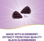 Nature’s Way Sambucus Elderberry Immune Gummies, Daily Immune Support for Kids and Adults*, with Vitamin C, Vitamin D3, Zinc, Gluten Free, Vegetarian, 60 Gummies (Packaging May Vary) - Image 3