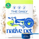 Native Pet Dog Vitamins & Supplements - 60 Scoops - 11-in-1 Multivitamin for Dogs with 21 Supplements & Vitamins – Nutritious Food Topper Powder - Pet Health & Puppy Essentials - 60 Scoops