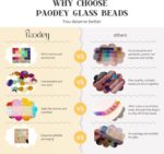 Paodey 6mm Glass Beads Bracelet Making Kit 1400pcs, 24 Colors Crystal Beads for Jewelry Making Round Beads DIY Crafts with Spacer Beads Charms Accessories - Image 3