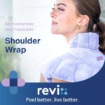 REVIX Microwave Heating Pad for Neck Shoulders and Back with Moist Heat, Weighted Microwavable Heated Neck Wrap Warmer, Scented - Image 7