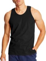 Hanes Men’s Performance Tank, X-Temp Moisture-Wicking Tank Top, Solid Colors, 2-Pack - Image 2