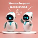 Eilik - Cute Robot Pets Toys with Abundant Emotions, Animations & Mini-Games, Your Perfect Desk Touch Interactive Companion, Holidays & Birthdays Gifts for Girls & Boys. - Image 4