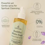 Buddha White Sage Spray Protection - Smudge Spray with Water Blessed by Buddhist Monks (1200+ Sprays) | Sage Spray for Cleansing Negative Energy and Protection | Salvia Blanca Para Limpiar (5.6 OZ) - Image 3