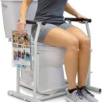 Vive Toilet Safety Frame with Arms (FSA/HSA Eligible) - Toilet Safety Support Rail for Seniors - Toilet Bar with Handles for Elderly, Handicapped & Disabled - Bathroom Assistance Aid to Help Stand