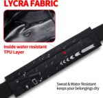 USHAKE Slim Running Belt for Women Men-Runners Phone Holder Fanny Pack Expandable, Adjustable, Bounce Free Waist Pouch bag for Workout, Money Belt, Run Gear Accessories Black - Image 6