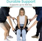 Vive Transfer Sling for Elderly & Disabled - Patient Transfer Lift Assist Device for Wheelchair - Transfer Board Alternative for Stairs, Chairs & Cars - Portable Stair Lift for Seniors & Adults - Image 3
