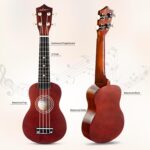 ADM Ukulele for Beginners Hawaiian Wood Ukelele Kit for Kids Adult Student Starter Professional Ukalelee Pack Bundle with Free Lessons Gig Bag Strap Nylon String Tuner (Brown, 21 Inch) - Image 2