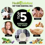 Healing Solutions - Blessing Set Essential Oil Kit (3x10ml) Variety Pack for Aromatherapy Diffusers Daily (Lavender Lemon Peppermint) - Lemon Lavender and Mint Essential Oil - Aromatherapy Oils - Image 4
