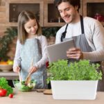 Herb Garden Planter Indoor Kit Self Watering Pots for Indoor/Outdoor Plants 2 Packs Windowsill Plant Pots with Drainage and Tray, Window Pot for Indoor Plants - Image 8