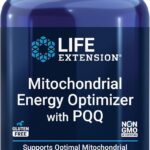 Life Extension Mitochondrial Energy Optimizer with PQQ – For Heart & Brain Health, Energy Management and Anti-Aging - Gluten-Free, Non-GMO, Vegetarian – 120 Capsules