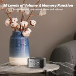 Sleepbox Sleep White Noise Sound Machines with 25 Soothing Sounds 36 Volume Levels 5 Timers Visible Sound Catalog Portable Size Memory Function for Home Office and Travel - Image 6