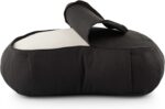 CRESCENT Zafu Meditation Cushion | Organic Cotton | Buckwheat Hulls | Removable Washable Cover - Image 8