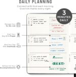 2025 Christian Planner, Bible Planner & Prayer Journal | Daily Christian Planner 2025 For Women & Men with Weekly & Monthly Planning | 12 Month A5 Size | Black | Faith Planner - Image 3