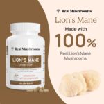 Lions Mane Mushroom Cognition Capsules (120 Capsules) Lions Mane Mushroom Powder Extract Capsules | Brain Supplement, Brain Vitamins, Focus Supplement - Image 2