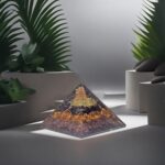 Orgonite Crystal Triple Protection Orgone Pyramid with Black Tourmaline, Tiger Eye and Hematite Crystal – Flower of Life Pyramid for Spiritual Healing, Meditation, Yoga, Reiki Gift, Office, Home Décor - Image 5