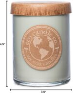 Eco Candle Co. Recycled Candle, Chamomile Sage, 18 oz. Double Wick - Scents of Sage & Chamomile - 100% Soy Wax, No Lead, Kraft Paper Label & Lid, Hand Poured, Phthalate Free, Midwest Grown Soybeans - Image 8