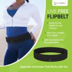 FlipBelt Classic Running Belt, Running Fanny Pack for Women and Men, USA Company - Image 6