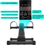 Motorized Mini Exercise Bike Electric Pedal Exerciser for Seniors Rehab Training, Under Desk Bike Pedal Exerciser for Arm/Leg Fitness & Physical Therapy, 6 Levels Speed Adjustment - Image 3