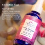 Heritage Store Aura Smudge Smokeless Sage with Juniper, Cleansing & Uplifting Sage Smudge Spray for Positive Energy, Clean, Simple Alternative to Smudge Sticks & Burning Sage, Paraben Free, Vegan, 4oz - Image 5