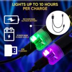 Light Up Drum Sticks Rechargeable 15 Color Changing Led Personalized Drumsticks for Adults Kids Drummer Gifts Drum Accessories - Image 5