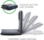 malu Extra Large Padded Floor Chair w/Back Support - Japanese Chair Meditation Cushion, Comfortable Folding Backrest, Removable Easy Wash Cover - Image 4