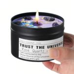 Healing Candles, Manifestation Candles, Magical Gifts, Energy, Chakras, Desire Law of Attraction, Handmade Candles Birthday Gifts. (TRUST THE UNIVERSE)