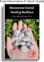 Rainbow Moonstone Healing Crystal Necklace - Lunar Pendant Balance, Inner Light, Love & Creativity - Image 4