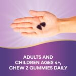 Nature’s Way Sambucus Elderberry Immune Gummies, Daily Immune Support for Kids and Adults*, with Vitamin C, Vitamin D3, Zinc, Gluten Free, Vegetarian, 60 Gummies (Packaging May Vary) - Image 6