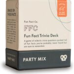 Fun Fact Trivia Game: Party Mix Edition, Family Game Night Essential, 100 Funny & Witty Trivia Question Cards, Educational Game for Kids & Adults